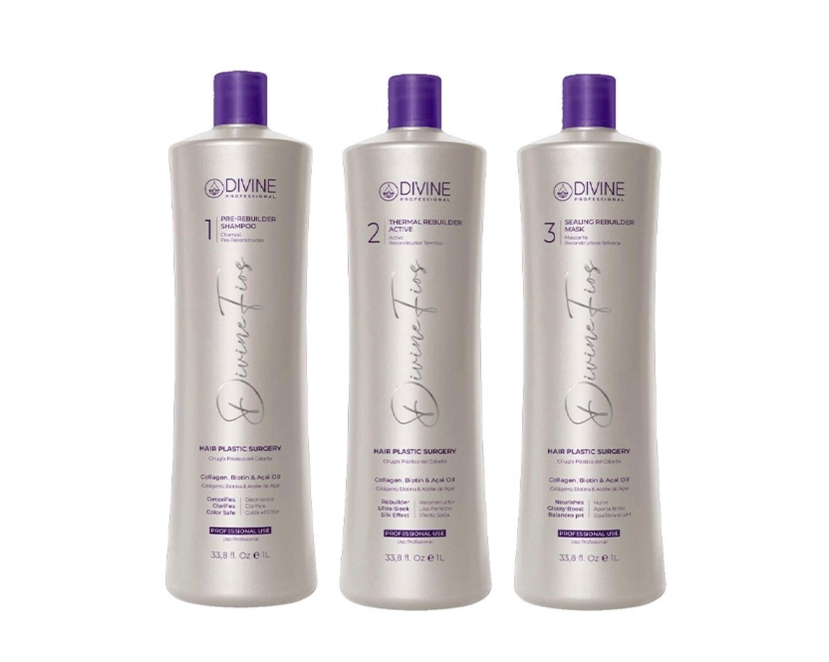 ✨ KIT CIRUGÍA PLÁSTICA DEL CABELLO Alisado– DIVINE FIOS PROFESSIONAL