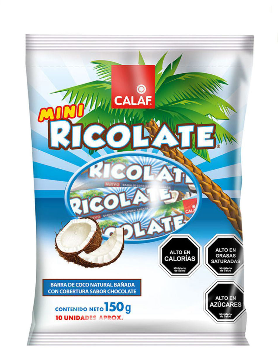 Ricolate Calaf chocolate mini bolsa de 10 un 150 grs