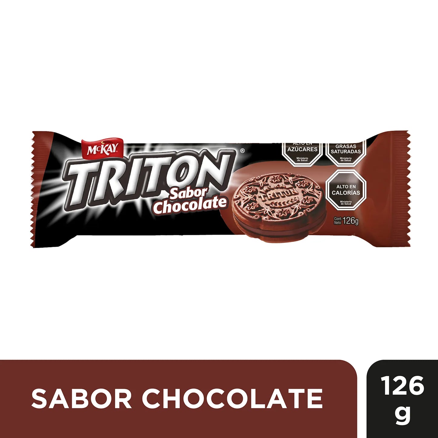 Galleta Triton relleno con crema 126 g