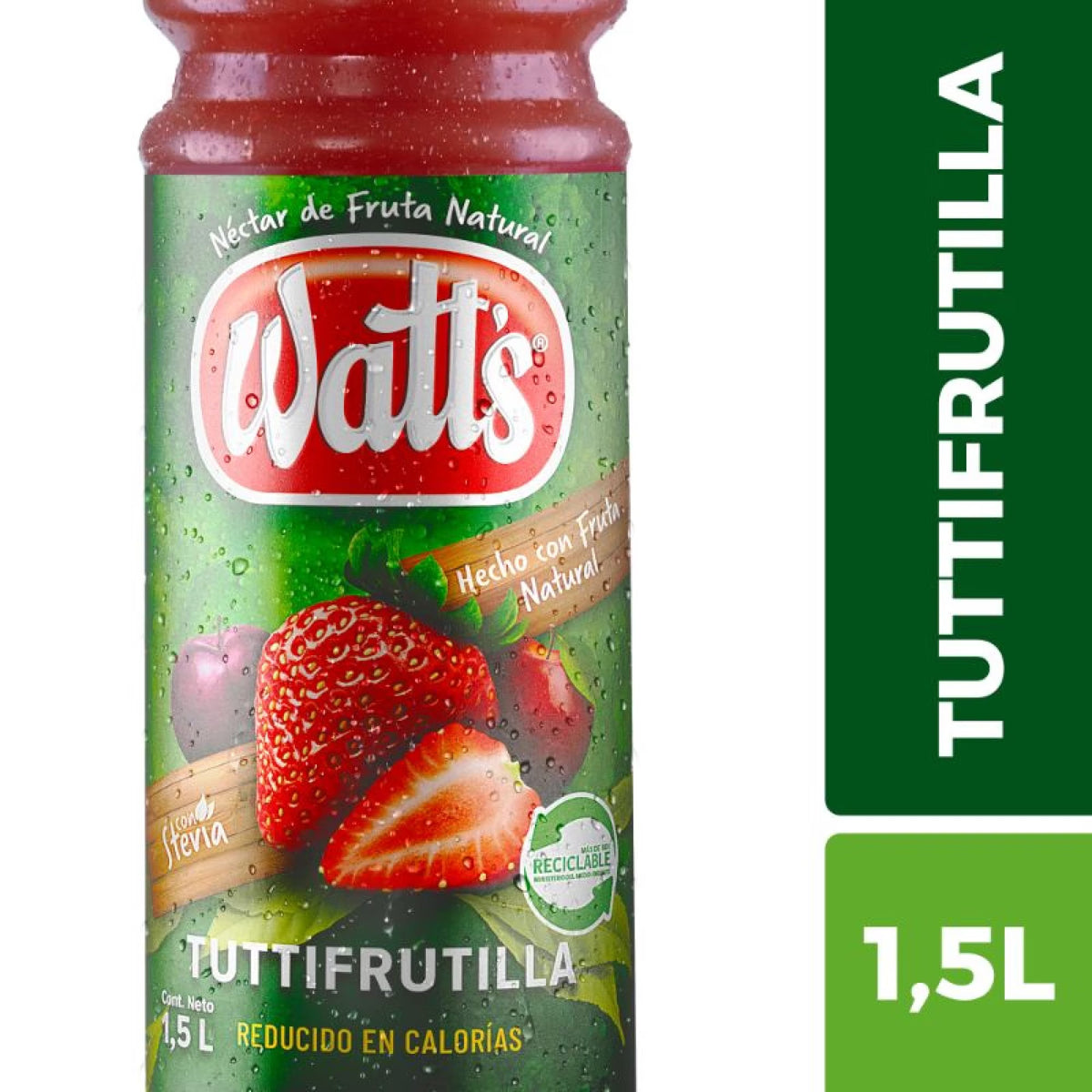 Jugo Néctar Watt's 1,5L TutiFrutilla🍓