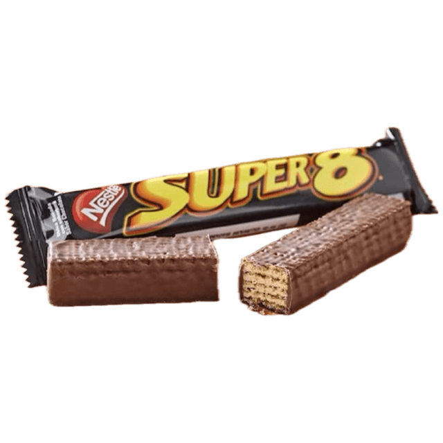 Súper 8 chocolate (pack de 10 un)