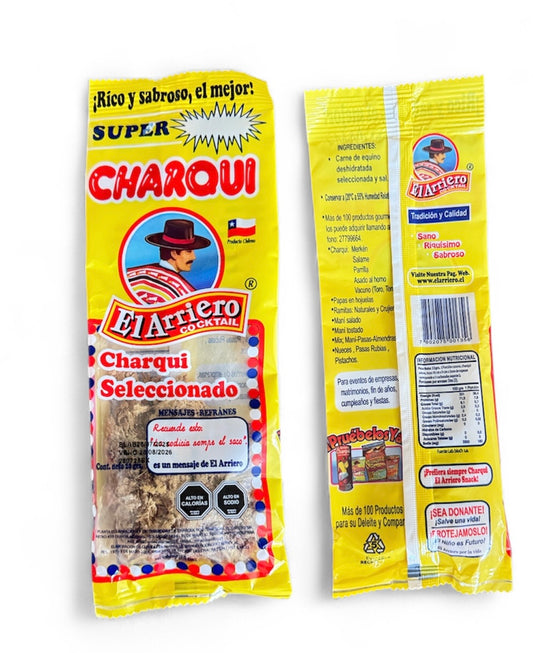 Charqui seleccionado El Arriero 20 gramos
