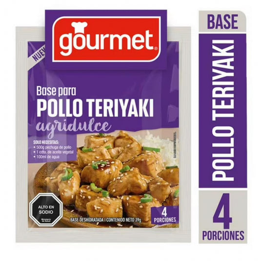 Base Gourmet para pollo teriyaki Bolsa, 39 gr