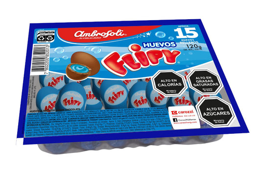 Huevitos Ambrosoli Flipy 15 un, 120 grs