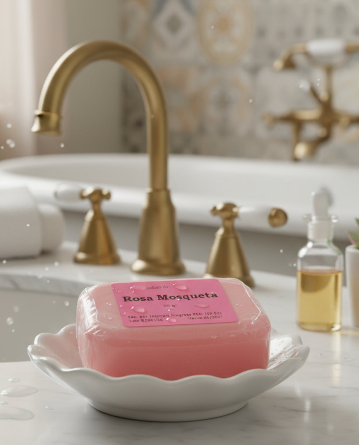 Jabon Natural Rosa Mosqueta 90gr