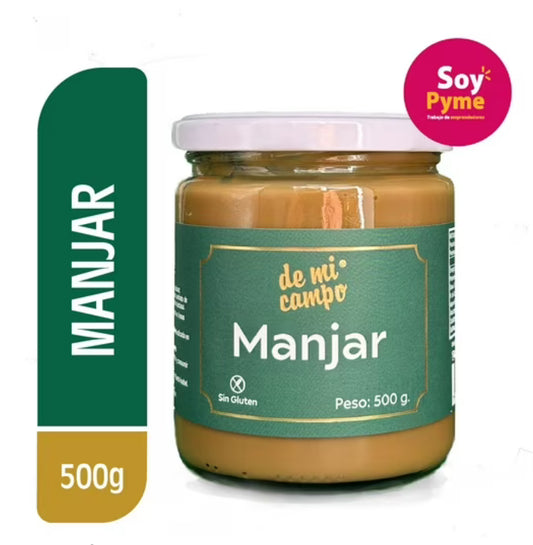 De Mi Campo
Manjar Artesanal sin gluten, frasco 500 g