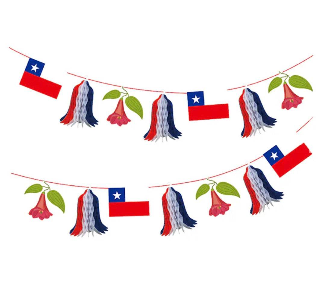 Guirnalda Fiestas Patrias 2.5m