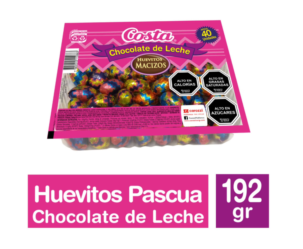 Huevito Pascual 40 un 192 gramos