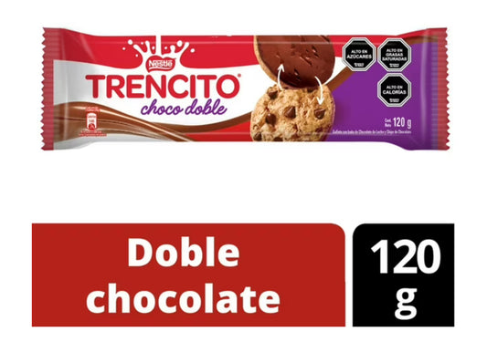 Galleta Trencito Chocolate Doble, 120 g