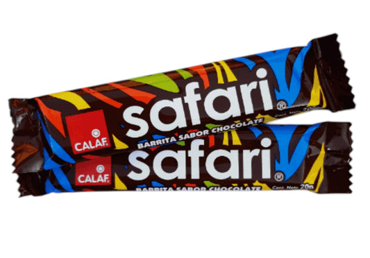 Barra chocolate Safari un 20 gr
