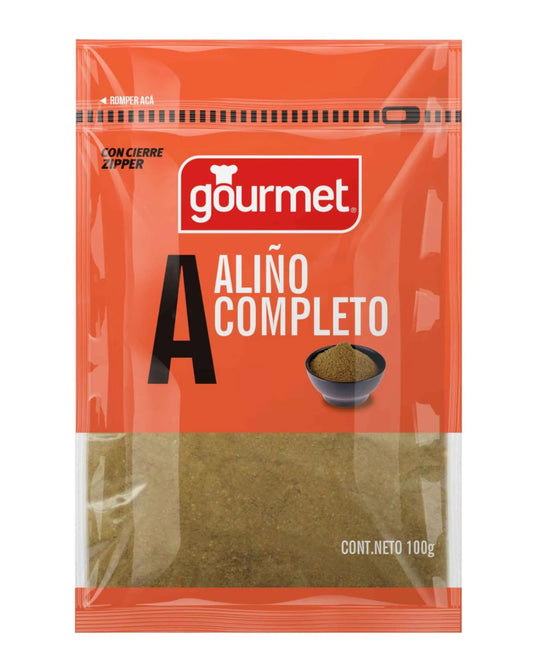Aliño completo Gourmet Completo Bolsa, 100 g