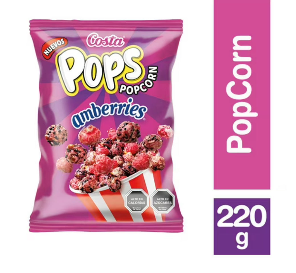 Cabritas 🍿 Pop Corn sabor Amberries 220 grs