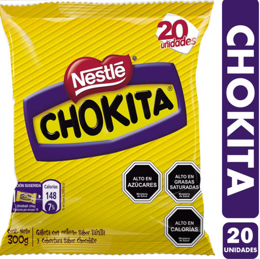 Chokita bolsa 20 un chocolate