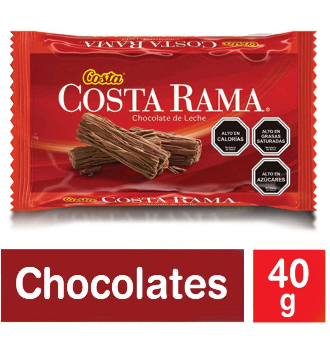 Costa rama chocolate de leche 40 grs