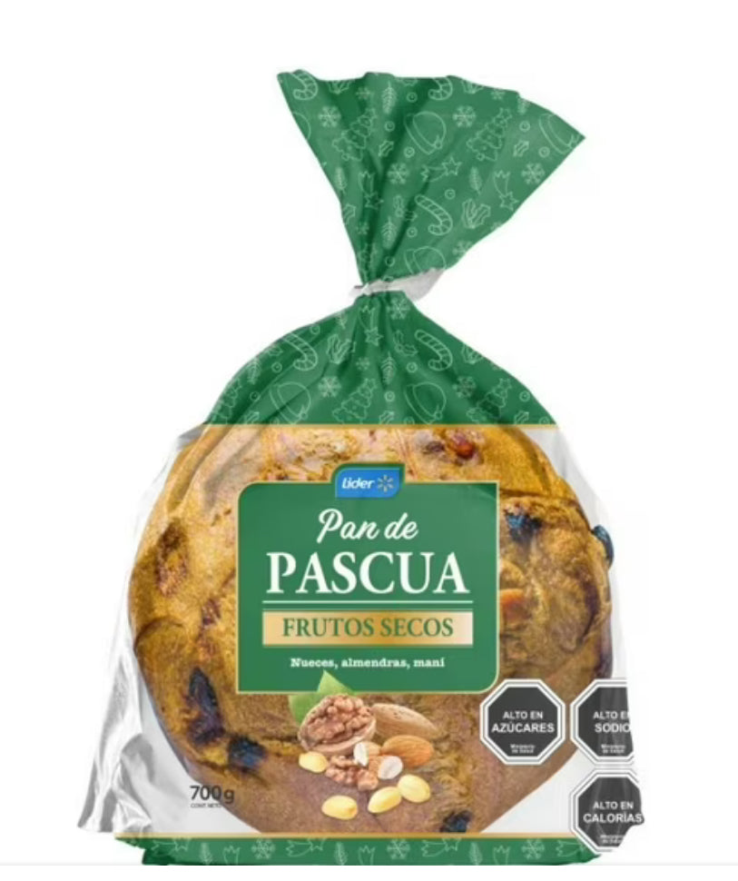 Pan De Pascua Lider Tradicional 1 Un, 700 frutos secos