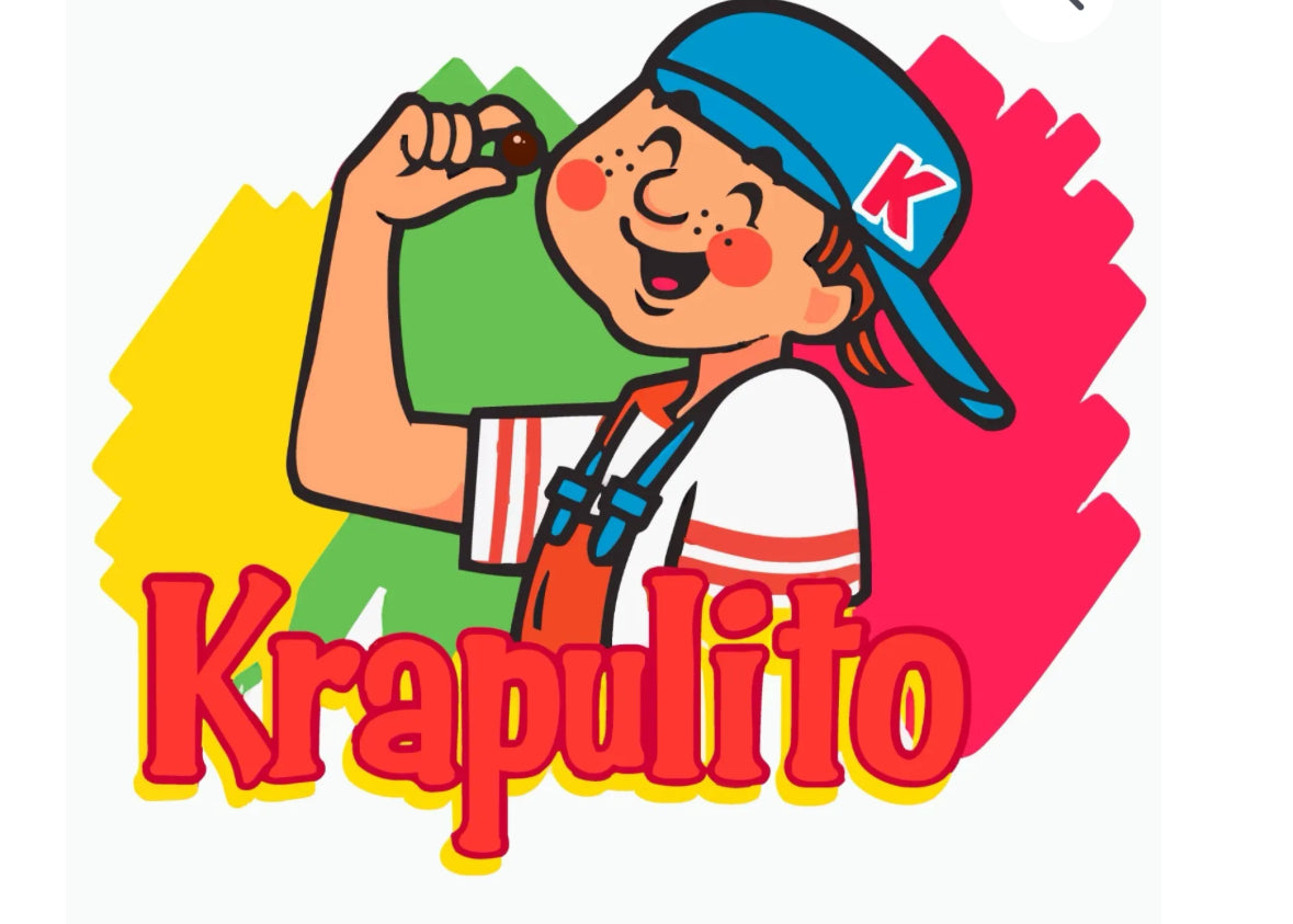 Krapulito bolitas crocantes bañadas con cobertura sabor chocolate 13 gramos