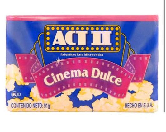 ACT II
Cabritas para microondas Dulces, 91 g