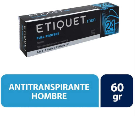 Desodorante etiquet men full protect 60 grs