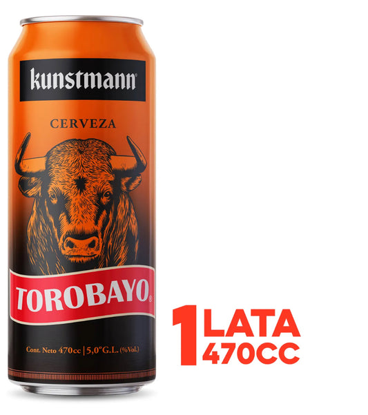 Cerveza Kunstmann Torobayo ale long neck lata 470 cc un