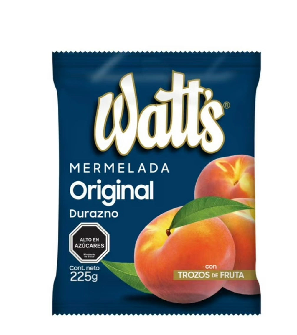 Watts
Mermelada Durazno, 225 g