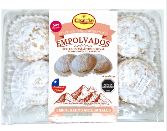 Casacake
Empolvados Manjar 6 Un, 180 g