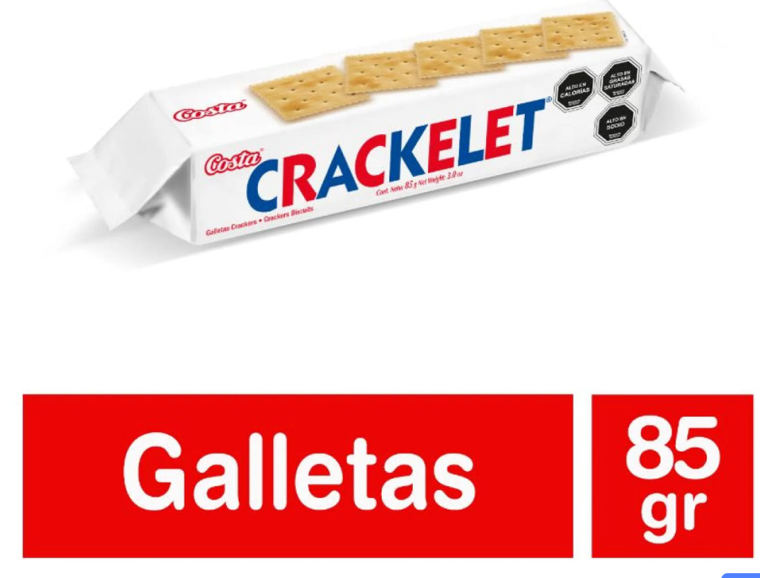 Pack de 3 Galletas Saladas85 g C/U envase de 270 grs