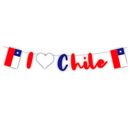 Guirnalda Fiestas Patrias Chile🇨🇱 3m
