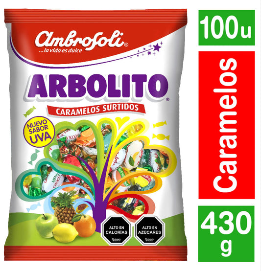 Arbolito caramelo surtido Ambrosoli 430 grs