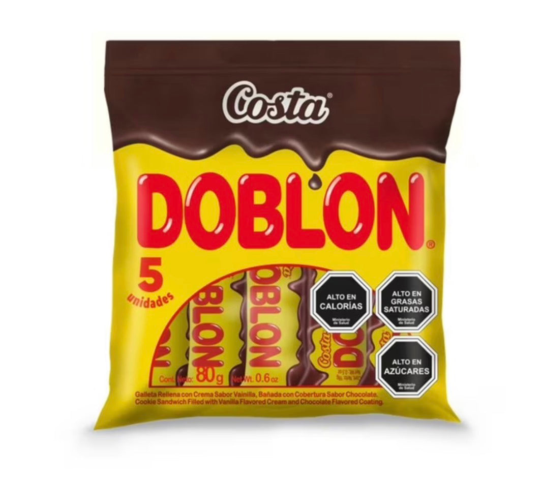 Costa
Galleta Promocional Doblon 40Gr, 80 g 5 UN