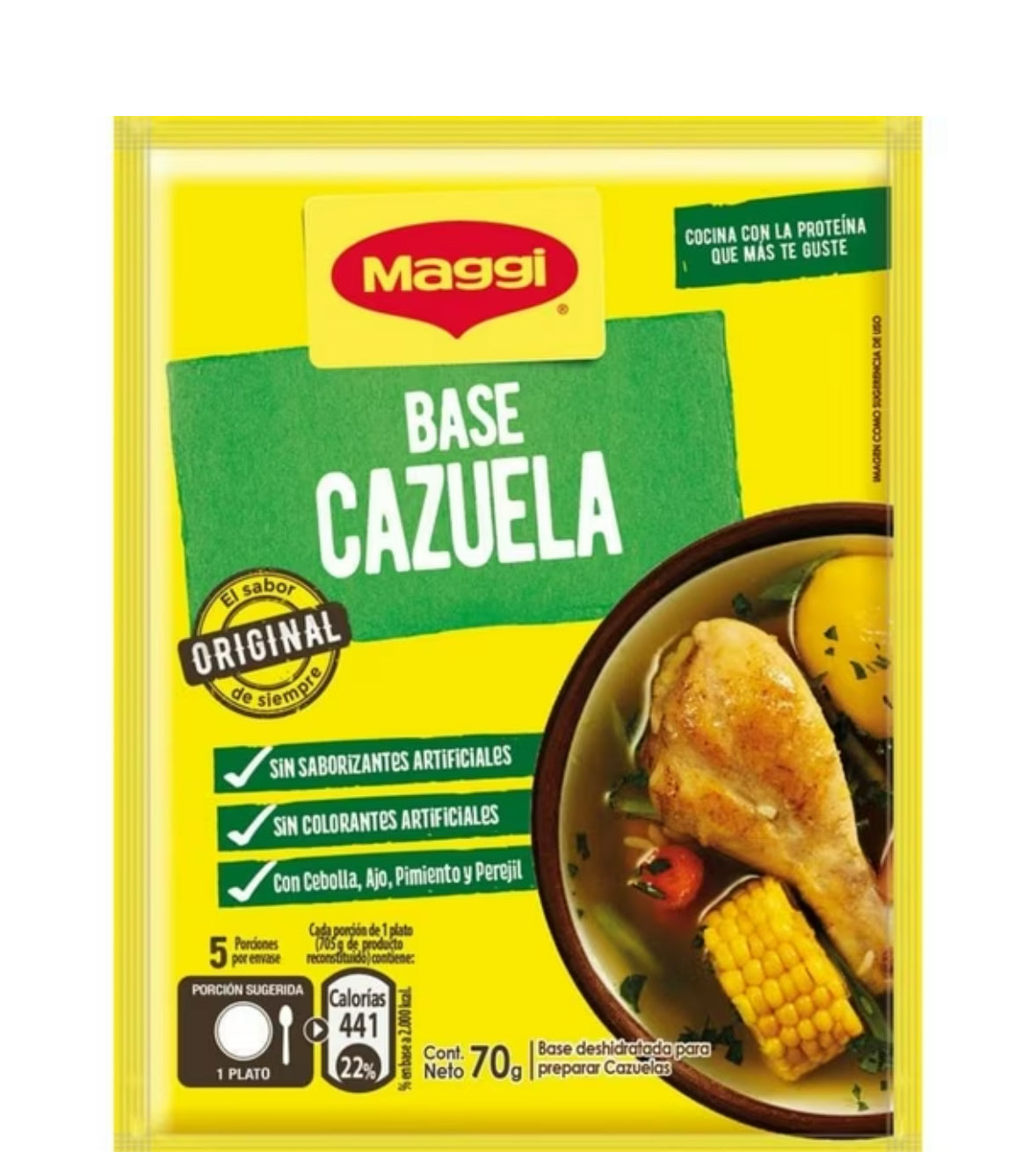 Maggi
Base para Cazuela (5 Porciones) Sobre, 70 g