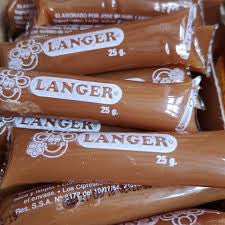 Chupón de manjar langer un 25 grs (unitario)