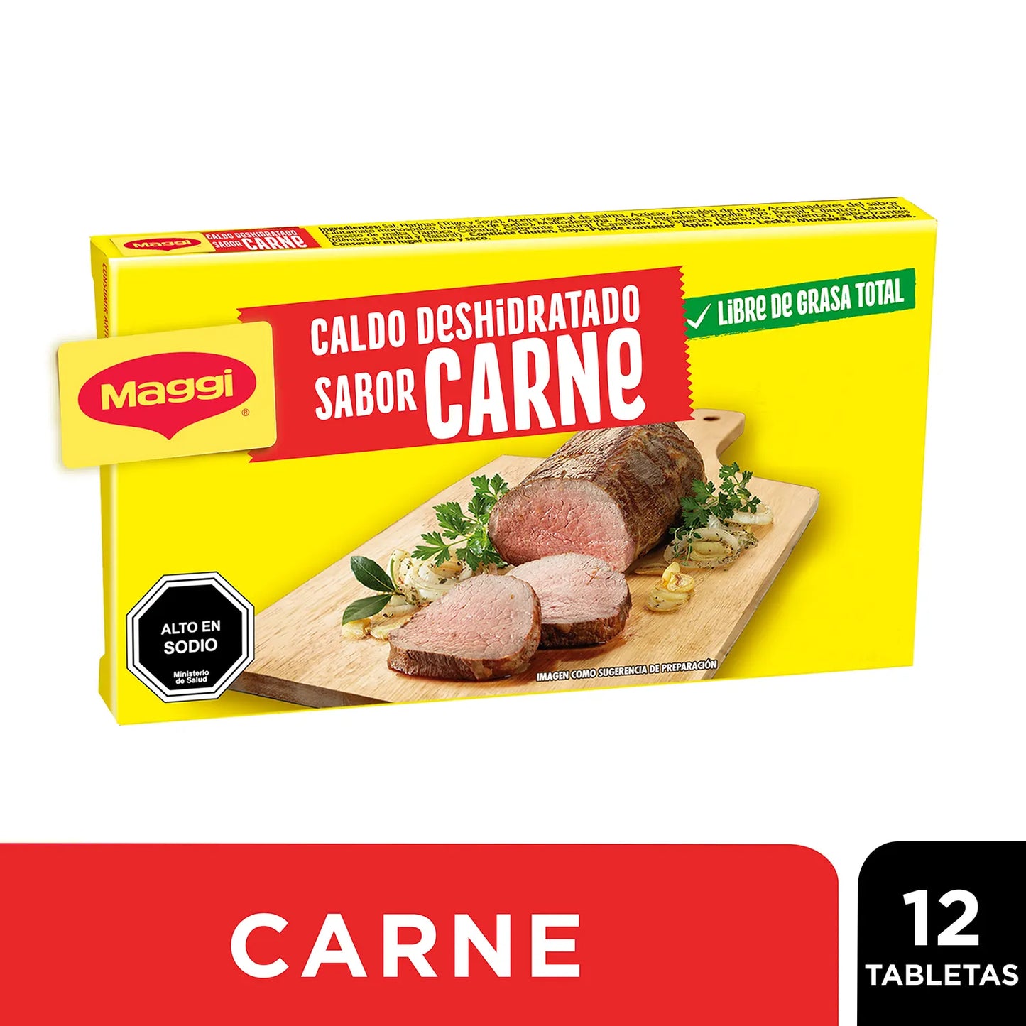 Maggi
Caldo Sabor Carne Maggi 12 Tabletas 120 g