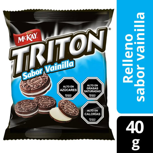 Galleta mini Triton vainilla 40 grs