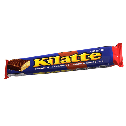 KILATE oblea bañada sabor a chocolate 22 gr un