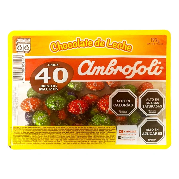 Huevitos Ambrosoli 40 un 192 grs