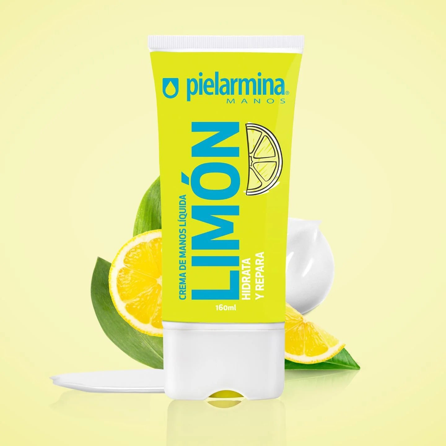 Crema de manos Pielarmina líquida limón pierlarmina 160 ml