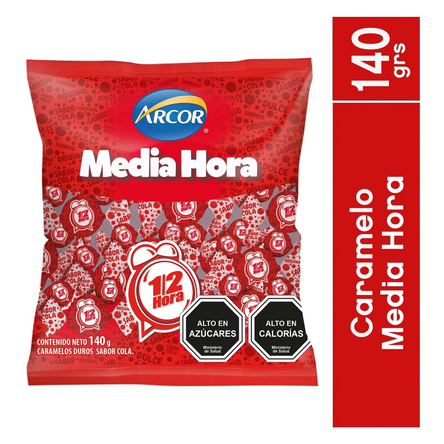 Caramelo 1/2 media hora Arcor 140 grs
