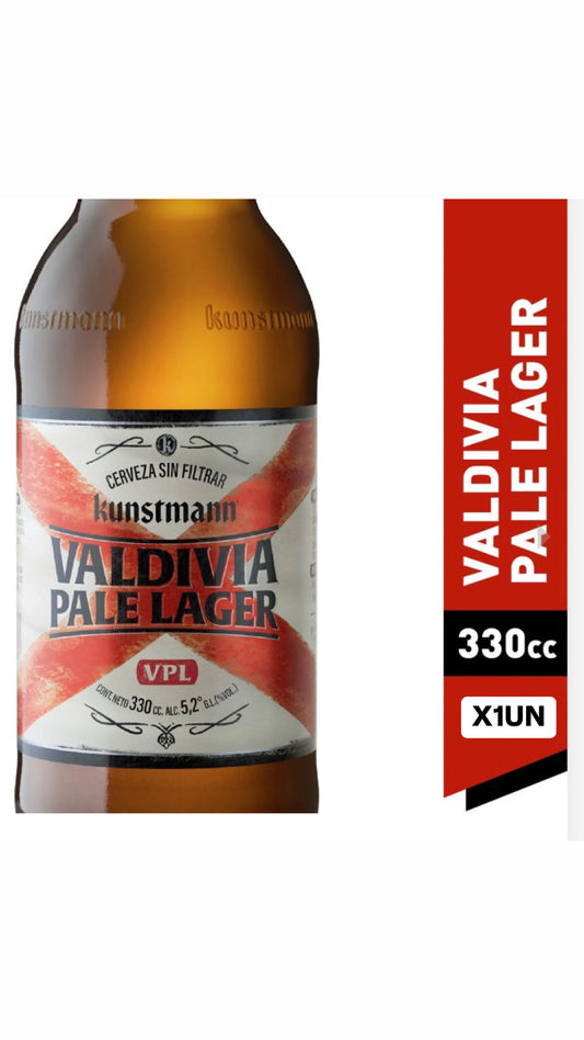 Cerveza Kunstmann Valdivia Pale Lager 5,2° 330 ml