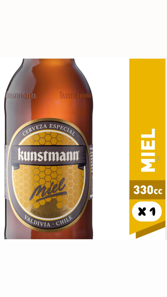 Cerveza Kunstmann Sabor Miel  330 ml c/u