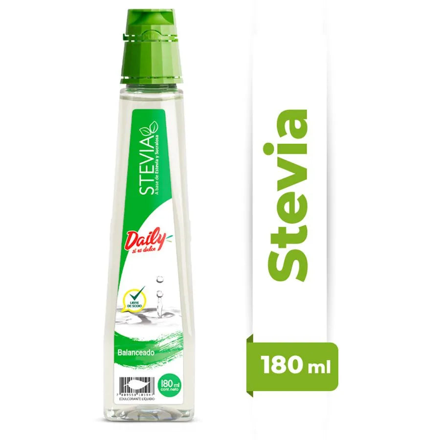 Daily
Endulzante Líquido Daily Stevia 180 cc