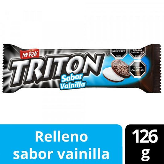 Galleta Triton relleno con crema 126 g