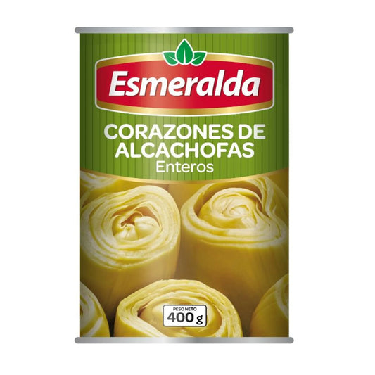 Corazones de Alcachofa Enteros Lata, Drenado 240 g - Neto 400 g