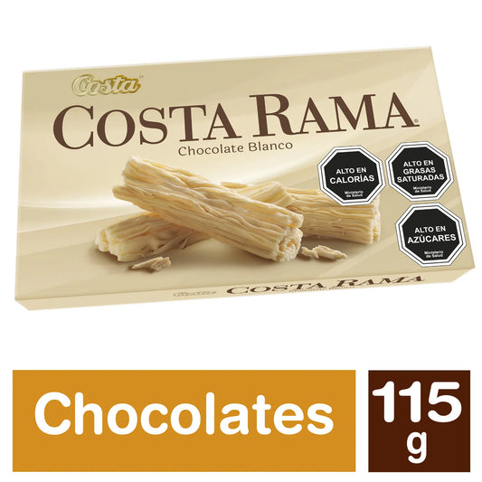 Costa Rama chocolate blanco 115 hrs