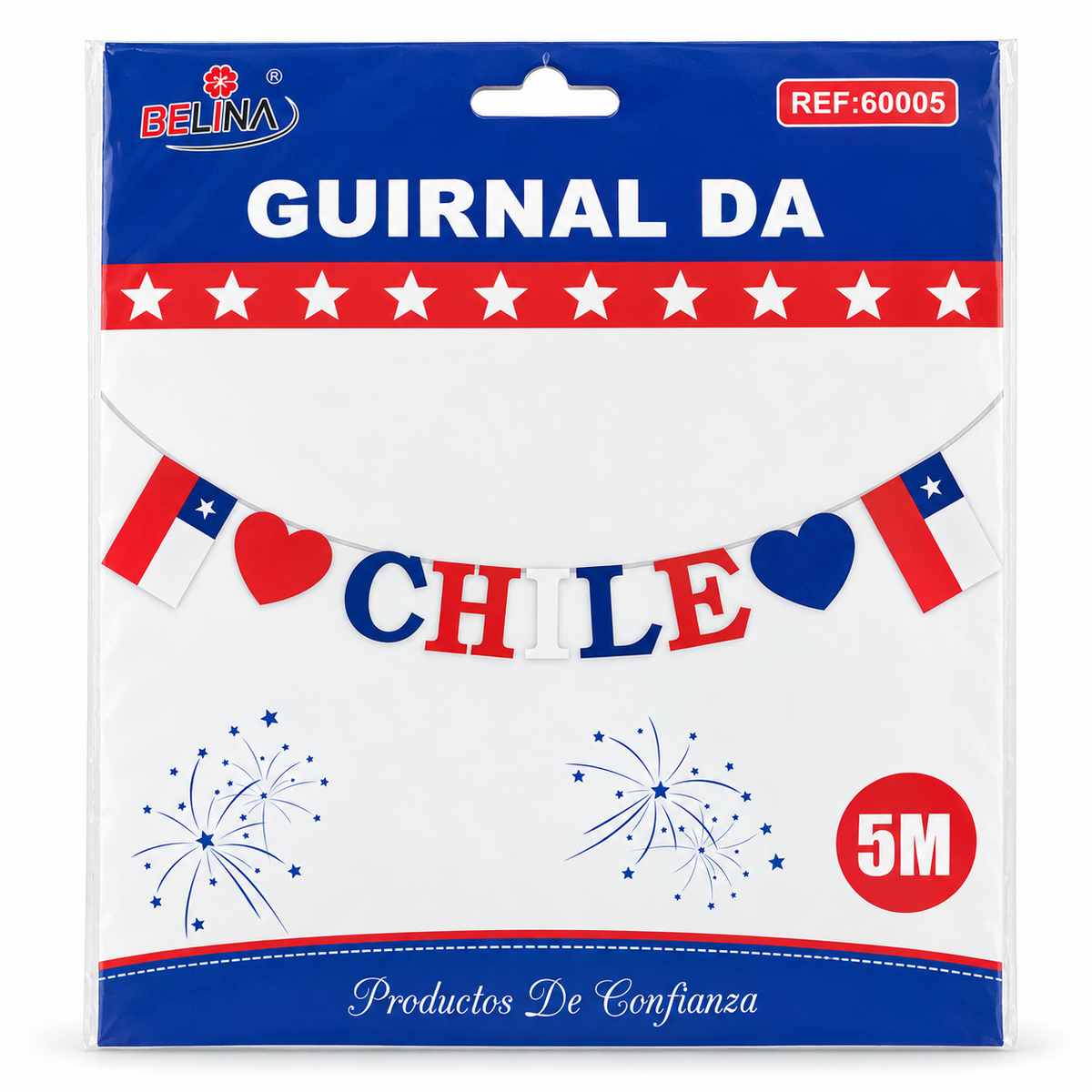 Guirnalda Fiestas Patrias 5m