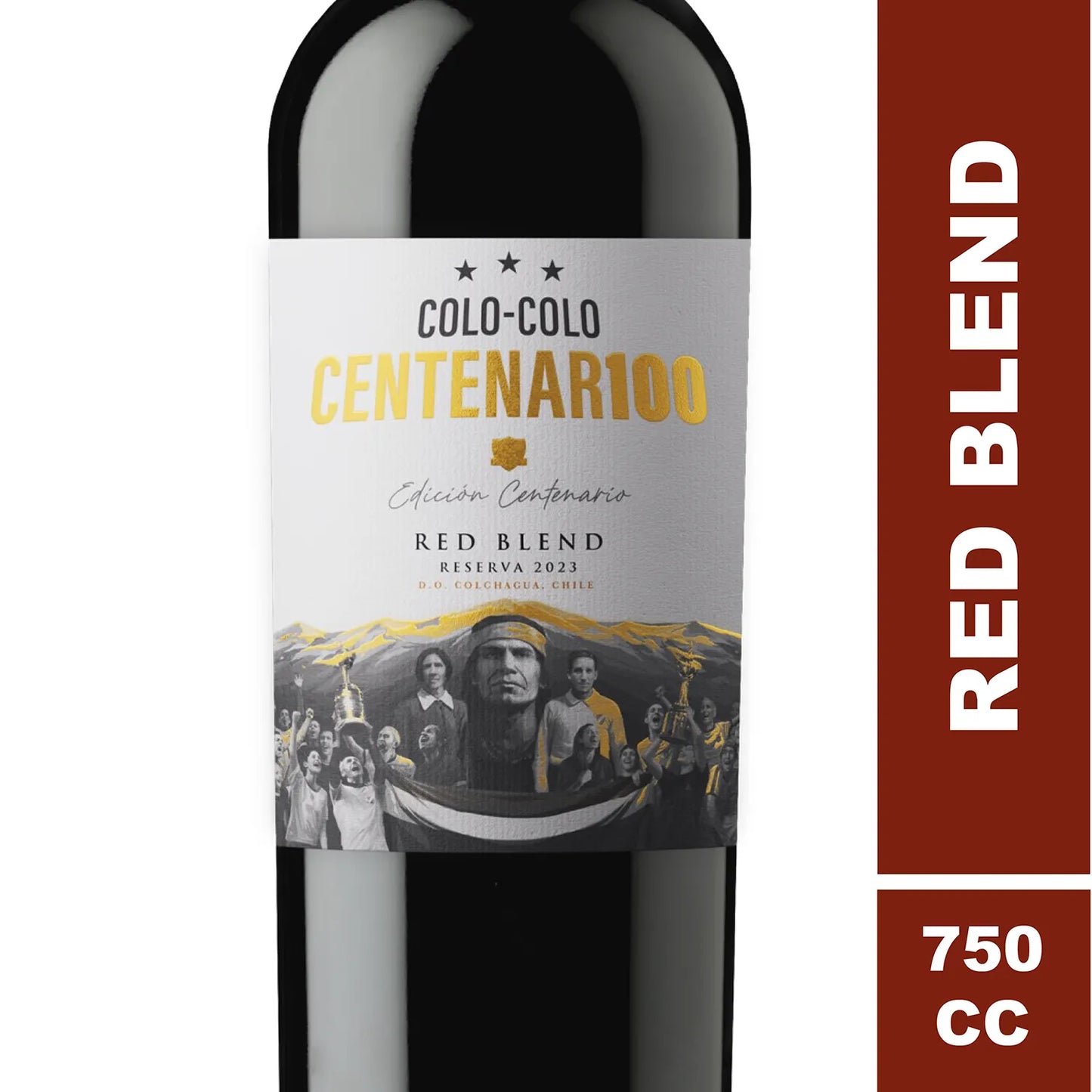 Vino centenario Colo Colo 750 cc