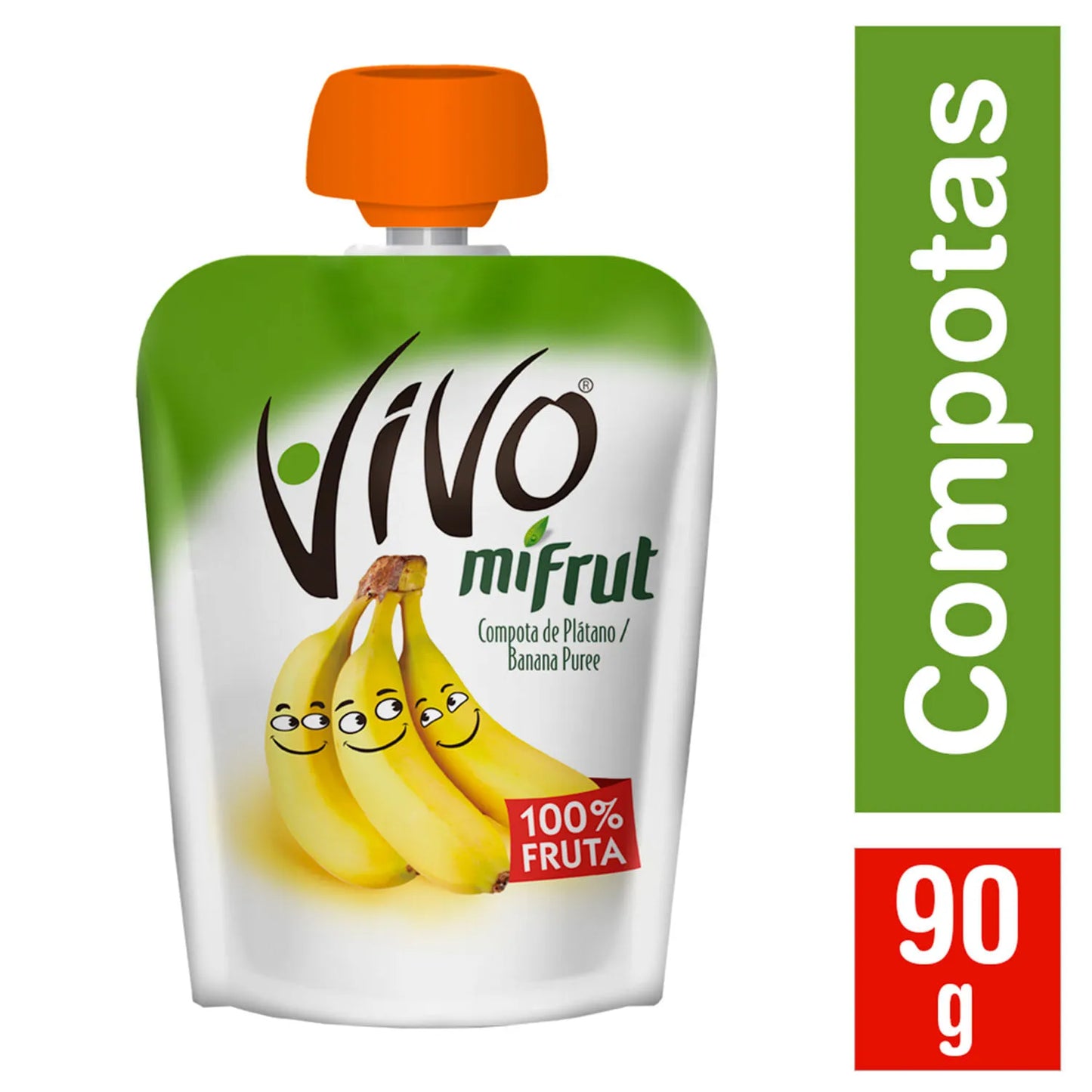 Compota de fruta minifrut Vivo sin azúcar