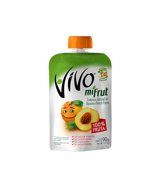 Compota de fruta minifrut Vivo sin azúcar
