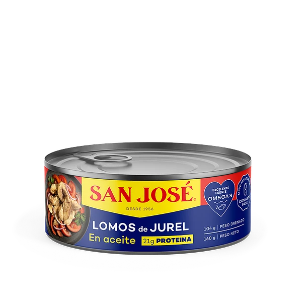 Pack 4 UN ‼️ Lomitos de jurel San José en aceite 160 grs