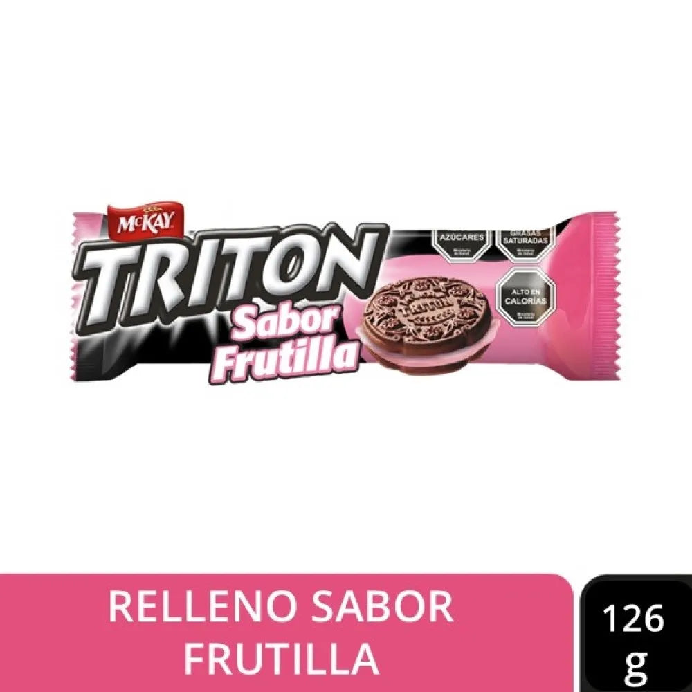 Galleta Triton relleno con crema 126 g