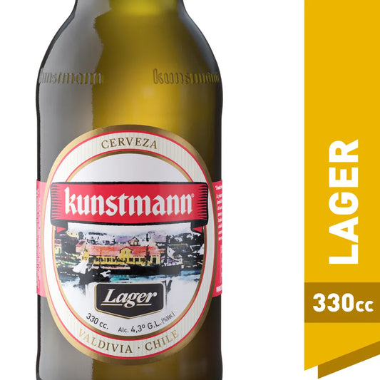 Cerveza Kunstmann Lager botella 330 cc un